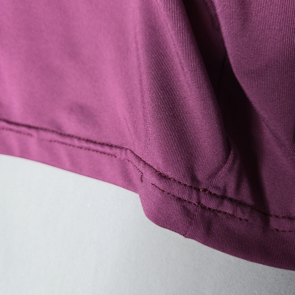 Nike Long Sleeve Hydro Rash Guard UPF40+ Dusty Rose Swim Shirt Size S - Picture 9 of 9